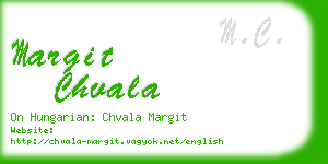 margit chvala business card